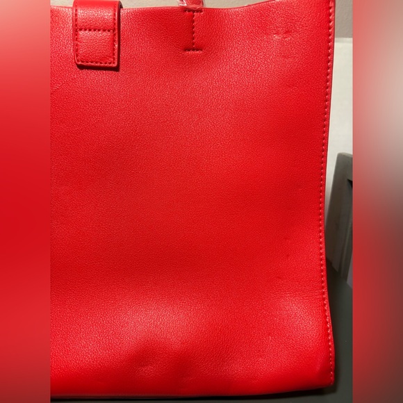 DIANA &. CO FIRENZE Red Vegan Leather Handbag - Picture 4 of 8